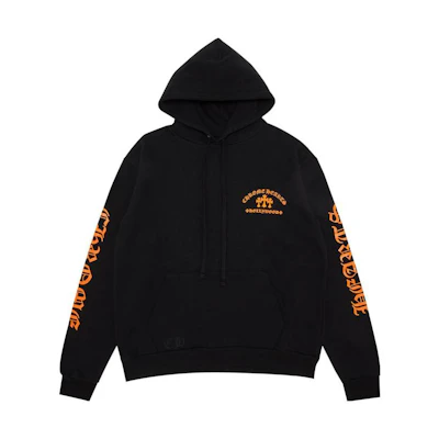Chrome Hearts SS23 Logo Print Hoodie Black () CH-230107