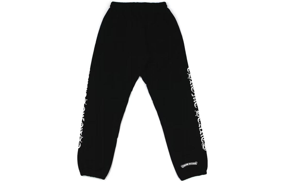 Lookbook クロムハーツ SS23 ロゴプリント ジョガーパンツ ブラック ファッション. CH-00006