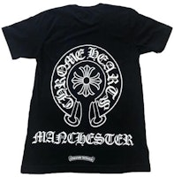 Chrome Hearts SS23 Manchester Exclusive Horseshoe Cross Print T-Shirt Mens. CH-030053912 Chrome Hearts SS23 Manchester Exclusive Horseshoe Cross Print T-Shirt Mens. CH-030053912