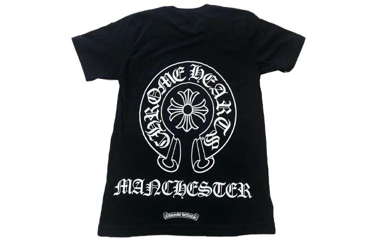 Order Chrome Hearts SS23 Manchester Eksklusif Kaos Pria Horseshoe Cross Print. CH-030053912