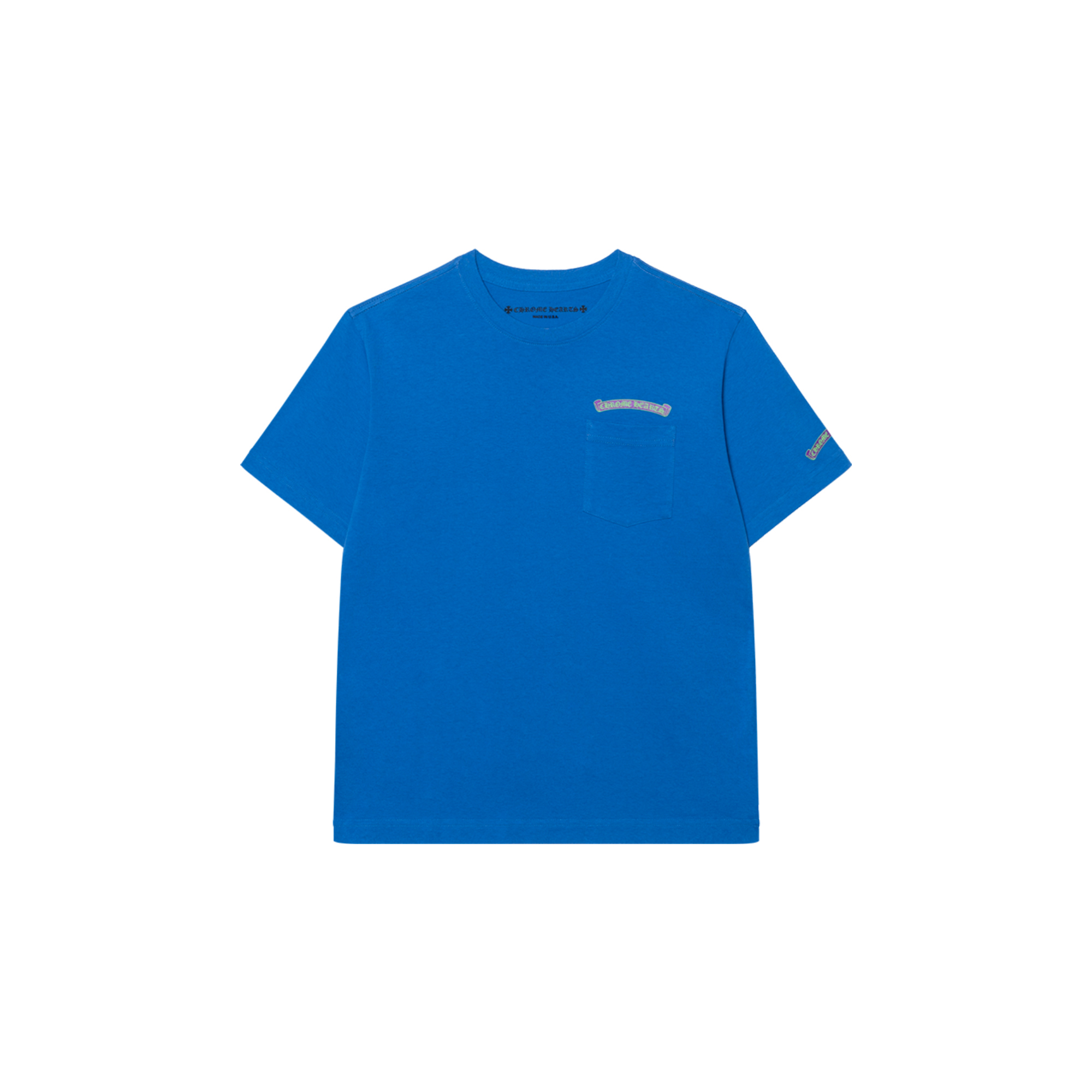 Chrome Hearts SS23 Scroll Print Blue Unisex Short Sleeve T-Shirt. 202308073