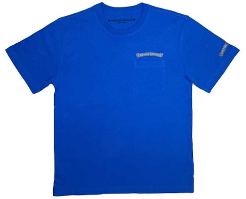 クロムハーツ SS23 スクロールプリント ブルー ユニセックス 半袖Tシャツ. 202308073 Order クロムハーツ SS23 スクロールプリント ブルー ユニセックス 半袖Tシャツ. 202308073