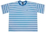 Buy Chrome Hearts SS23 Striped Logo Print Crewneck Short Sleeve Tee Blue - Men’s CH-036008149