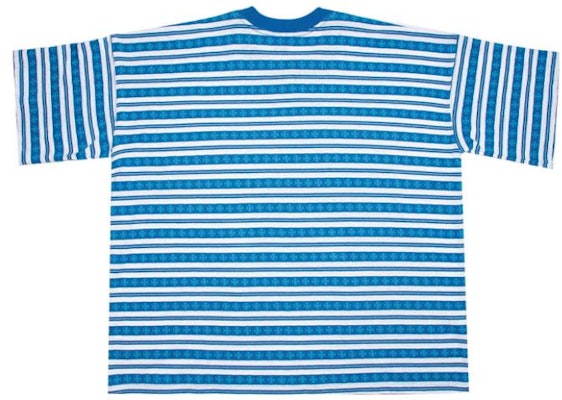Chrome Hearts SS23 Striped Logo Print Crewneck Short Sleeve Tee Blue - Men’s CH-036008149 Lookbook Chrome Hearts SS23 Striped Logo Print Crewneck Short Sleeve Tee Blue - Men’s CH-036008149