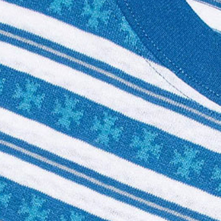 Purchase Chrome Hearts SS23 Striped Logo Print Crewneck Short Sleeve Tee Blue - Men’s CH-036008149