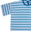 Details for Chrome Hearts SS23 Striped Logo Print Crewneck Short Sleeve Tee Blue - Men’s CH-036008149