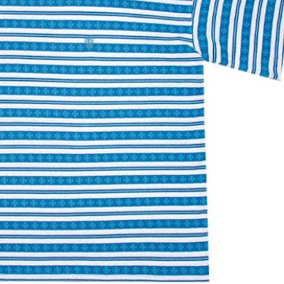 Chrome Hearts SS23 Striped Logo Print Crewneck Short Sleeve Tee Blue - Men’s CH-036008149 Cheap Chrome Hearts SS23 Striped Logo Print Crewneck Short Sleeve Tee Blue - Men’s CH-036008149