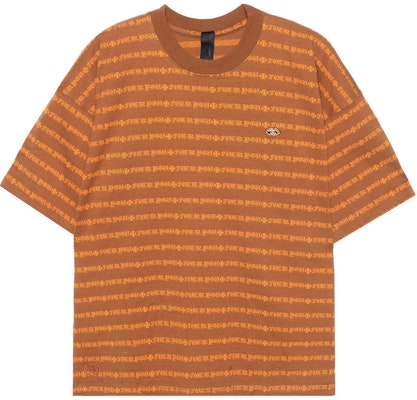 Chrome Hearts SS23 Striped Logo Print Unisex Orange T-Shirt. CH-036001167 Buy Chrome Hearts SS23 Striped Logo Print Unisex Orange T-Shirt. CH-036001167