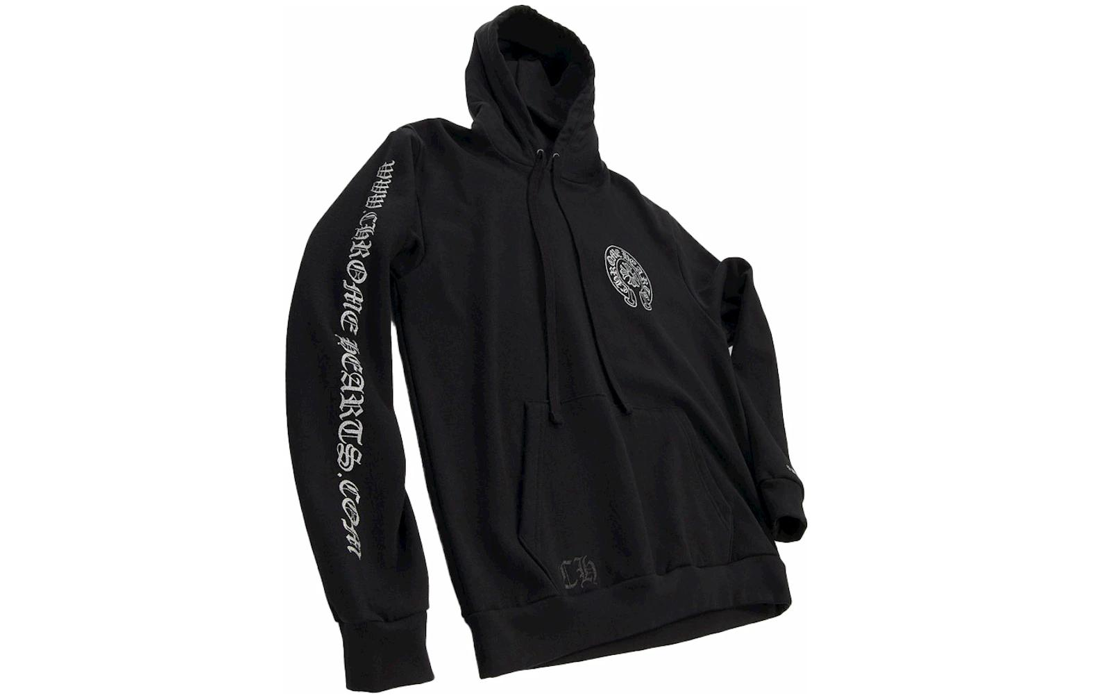 Chrome Hearts SS24 Alphabet Print Cotton Hoodie  Black CH-3342211