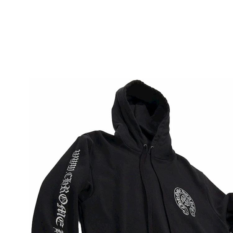 Shop Sudadera con Capucha Chrome Hearts SS24 Estampado Alfabeto Negro. CH-3342211