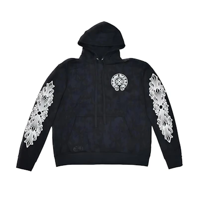 Chrome Hearts SS24 Black Embroidered Monogram Hoodie Unisex CH-0749304