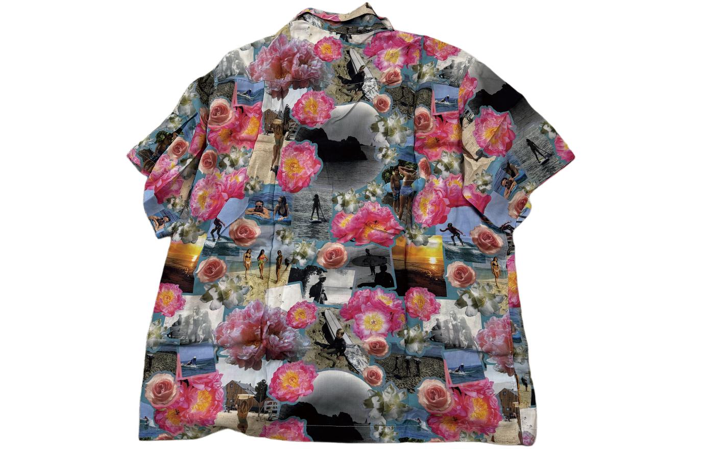 Lookbook Chrome Hearts SS24 Kemeja Lengan Pendek Motif Bunga Pria Multi-Warna. CH-2024-2000