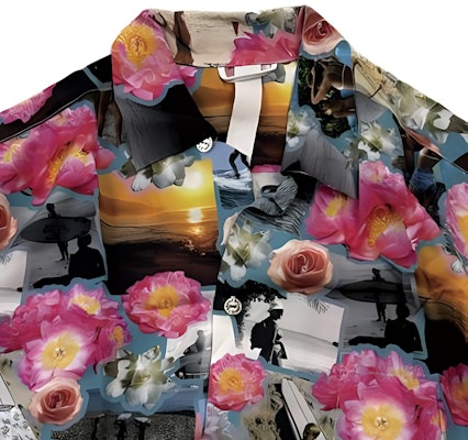 Chrome Hearts SS24 Kemeja Lengan Pendek Motif Bunga Pria Multi-Warna. CH-2024-2000 Shop Chrome Hearts SS24 Kemeja Lengan Pendek Motif Bunga Pria Multi-Warna. CH-2024-2000