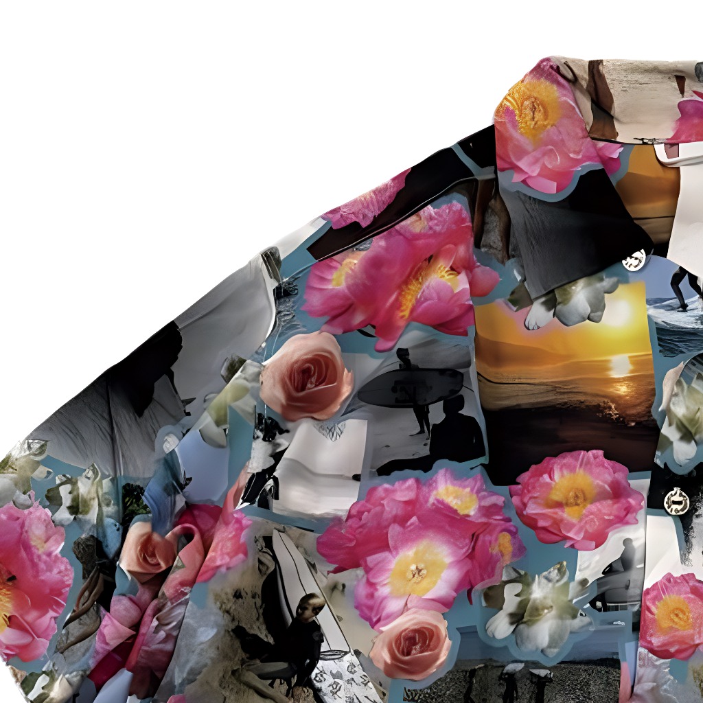 Purchase Chrome Hearts SS24 Kemeja Lengan Pendek Motif Bunga Pria Multi-Warna. CH-2024-2000