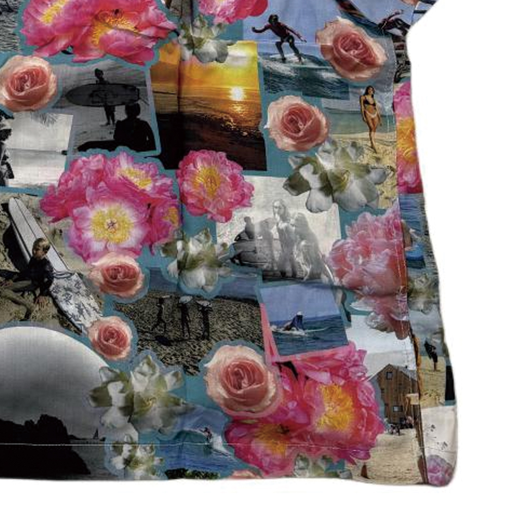 Cheap Chrome Hearts SS24 Kemeja Lengan Pendek Motif Bunga Pria Multi-Warna. CH-2024-2000