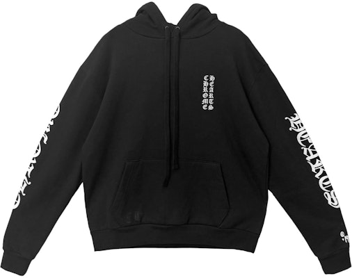 Chrome Hearts SS24 Hoodie Unisex Hitam Pullover Sweatshirt Letter Print. CH-2024-6500 Buy Chrome Hearts SS24 Hoodie Unisex Hitam Pullover Sweatshirt Letter Print. CH-2024-6500