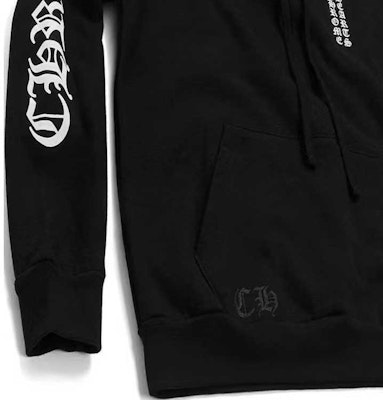Chrome Hearts SS24 Hoodie Unisex Hitam Pullover Sweatshirt Letter Print. CH-2024-6500 Details for Chrome Hearts SS24 Hoodie Unisex Hitam Pullover Sweatshirt Letter Print. CH-2024-6500