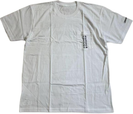 Chrome Hearts SS24 Kaos Putih Logo Print Lengan Pendek Pria. CH-2024-038452 Order Chrome Hearts SS24 Kaos Putih Logo Print Lengan Pendek Pria. CH-2024-038452
