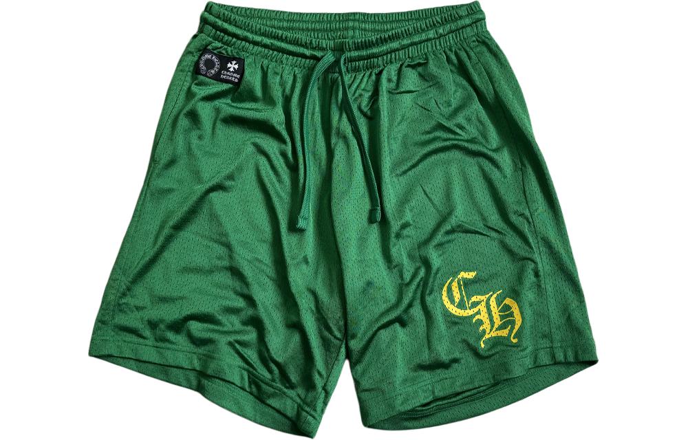 Chrome Hearts SS24 Logo Print Drawstring Casual Shorts Green Men. CH-20210422-002