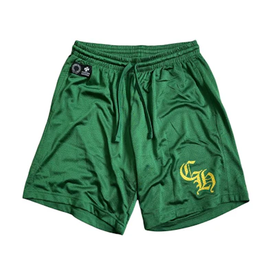 Chrome Hearts SS24 Logo Print Drawstring Casual Shorts Green Men. CH-20210422-002