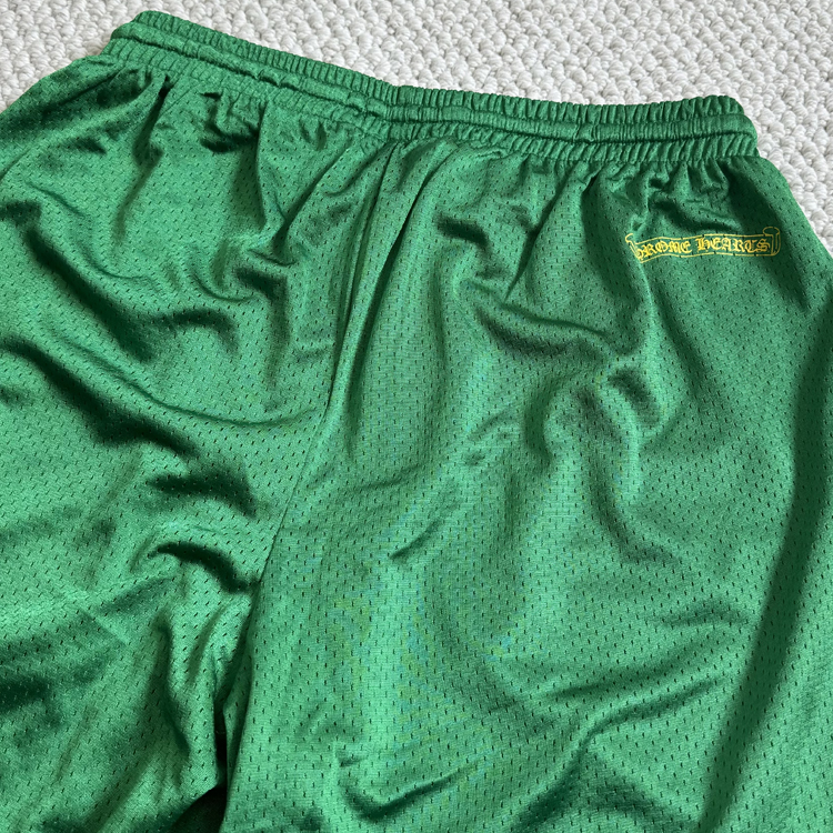 Purchase Chrome Hearts SS24 綠色抽繩印花休閒短褲 男款 CH-20210422-002