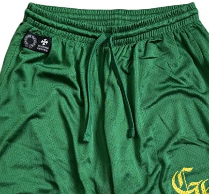 Chrome Hearts SS24 綠色抽繩印花休閒短褲 男款 CH-20210422-002 Details for Chrome Hearts SS24 綠色抽繩印花休閒短褲 男款 CH-20210422-002