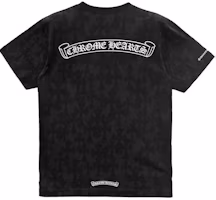 Lookbook Chrome Hearts SS24 字母印花黑色中性圓領T恤。 CH-0788775