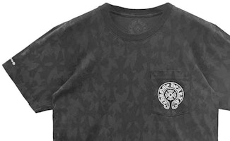 Details for Chrome Hearts SS24 字母印花黑色中性圓領T恤。 CH-0788775