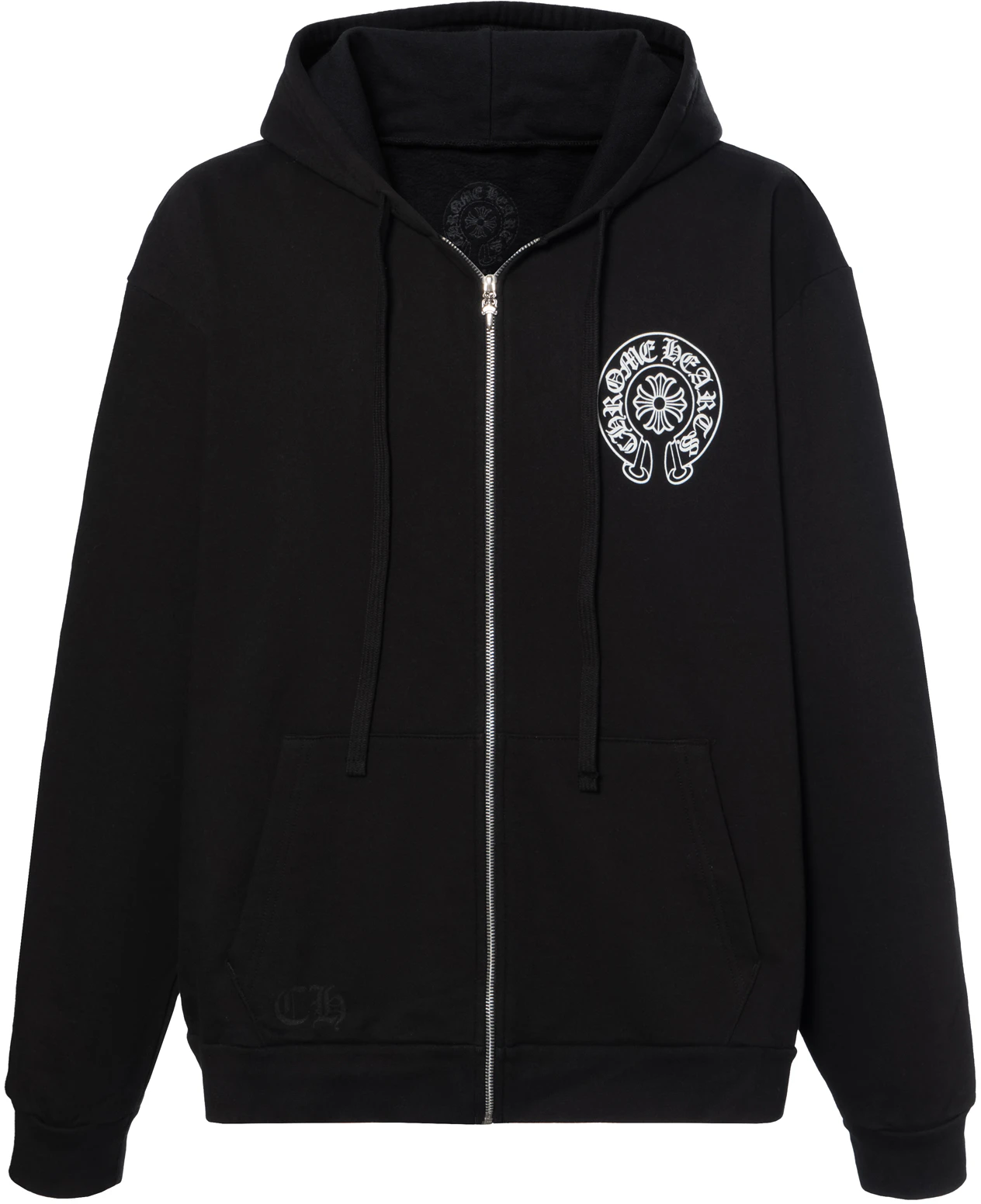 chrome-hearts-ss-25-miami-letter-print-zip-up-hoodie-black-unisex-ch-05216653