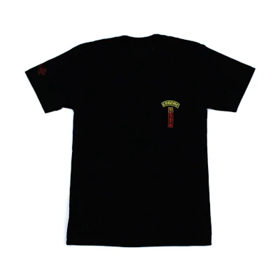 Chrome Hearts Tbar Unisex Short Sleeve T-Shirt Black. CH-329