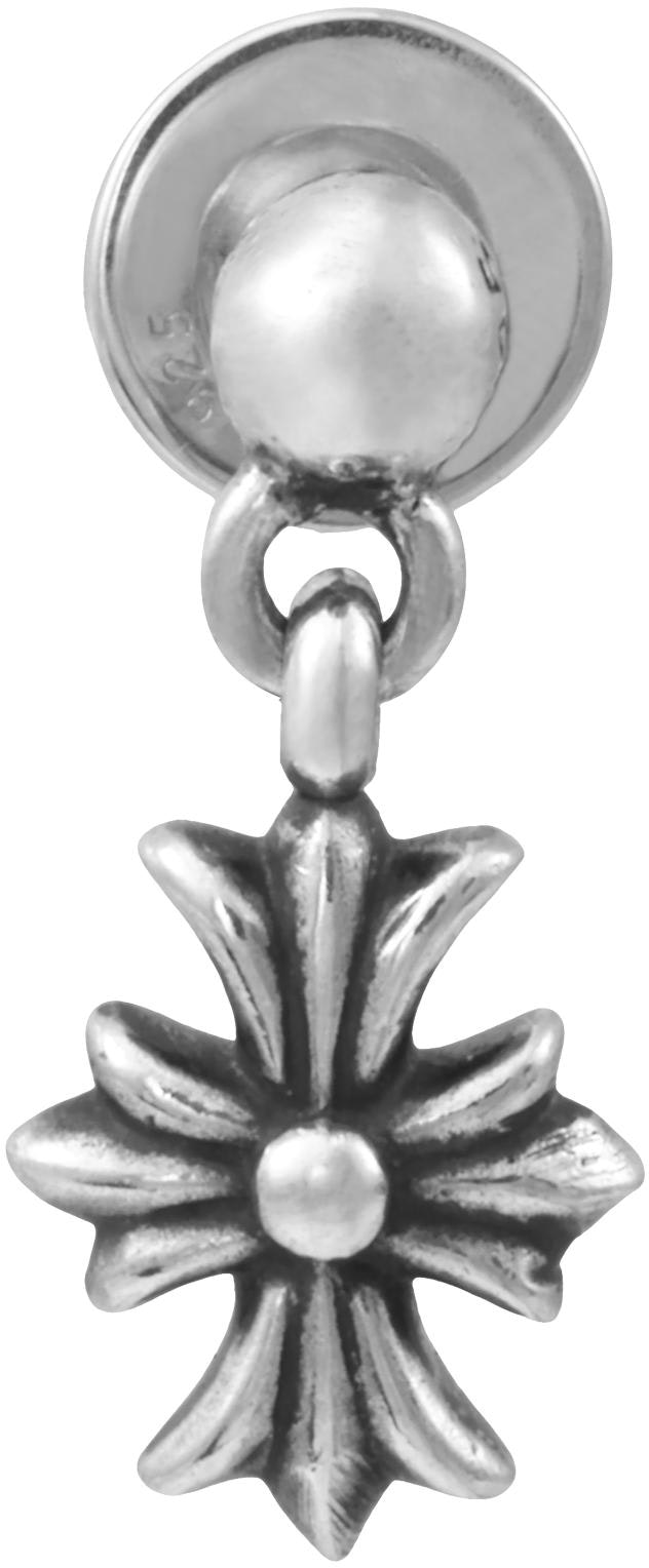 chrome-hearts-tiny-cross-925-silver-earrings-unisex-couple-design-in-silver-ch-ed-608