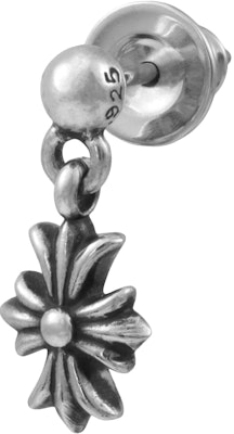 Chrome Hearts Tiny Cross 925 Silver Earrings Unisex Couple Design in Silver. CH-ED-608 Purchase Chrome Hearts Tiny Cross 925 Silver Earrings Unisex Couple Design in Silver. CH-ED-608