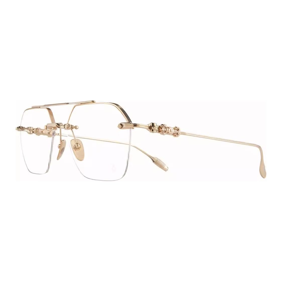Chrome Hearts Titanium Aviator Optical Glasses Unisex Couple Style Multi-Color FLUID MBKGP 圖 3