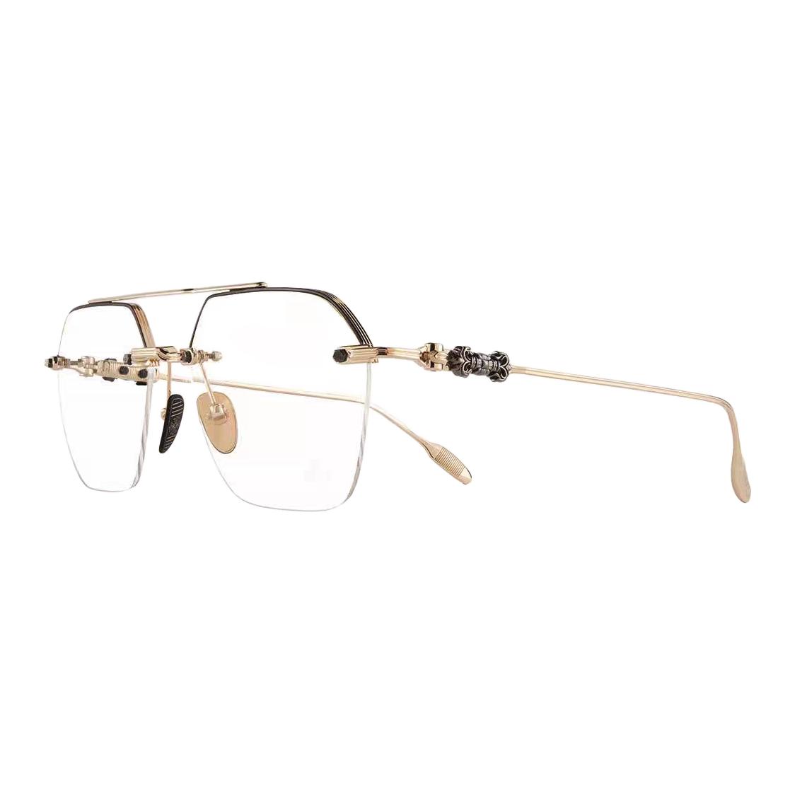 Chrome Hearts Titanium Aviator Optical Glasses Unisex Couple Style Multi-Color FLUID MBKGP 圖 4