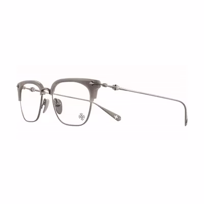 Chrome Hearts Titanium Cross Optical Glasses Unisex Irregular Gray Frame. SLUNTRADICTION-BSG