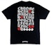 Buy Chrome Hearts Edisi Tokyo Kaos Unisex Hitam dengan Cetak Sanskrit CH-026