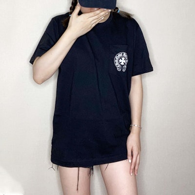 Chrome Hearts Edisi Tokyo Kaos Unisex Hitam dengan Cetak Sanskrit CH-026 Shop Chrome Hearts Edisi Tokyo Kaos Unisex Hitam dengan Cetak Sanskrit CH-026