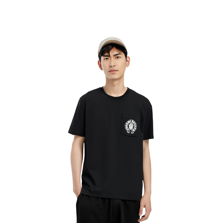 Cheap Chrome Hearts USA Flag Limited Edition Unisex Black T-Shirt CH-USFLAG-BLACK