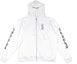 Buy Chrome Hearts Vertical Logo FU Zip Hoodie Unisex White. CH-202221529
