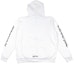 Lookbook Chrome Hearts Vertical Logo FU Zip Hoodie Unisex White. CH-202221529
