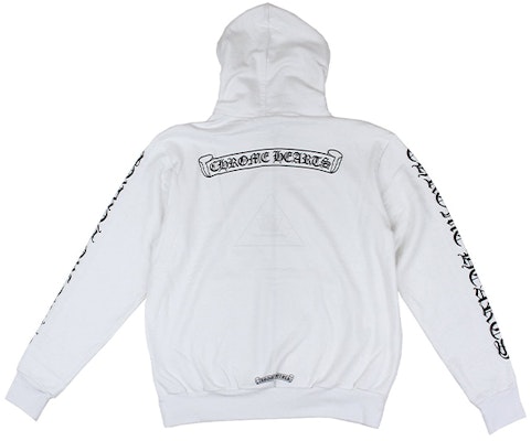 Chaqueta con capucha acolchada blanca Chrome Hearts para hombre invierno. CH-107 Lookbook Chaqueta con capucha acolchada blanca Chrome Hearts para hombre invierno. CH-107