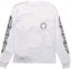 Order Camiseta Unisex Manga Larga Chrome Hearts Blanca Horseshoe Flor. CH-043-1