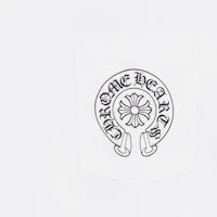 Details for Chrome Hearts 白色馬蹄徽標男女同款T恤 CH-104