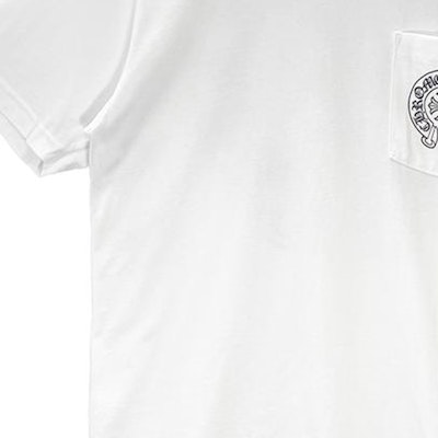 Chrome Hearts White Horseshoe Scroll Cuff Logo Unisex T-shirt CH-104 Sizing Chrome Hearts White Horseshoe Scroll Cuff Logo Unisex T-shirt CH-104