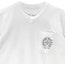 Cheap Chrome Hearts White Horseshoe Scroll Cuff Logo Unisex T-shirt CH-104