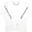 Buy クロムハーツ ホワイト 長袖Tシャツ ネック文字&アーム梵字デザイン ユニセックス CH-631