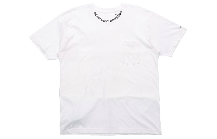 Order Kaos Unisex Chrome Hearts Logo Sanskerta Putih. CH-054