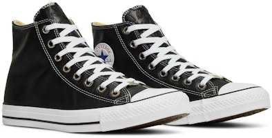 Chrome Hearts x Converse Chuck Taylor All Star 皮革高筒 '黑色' 115-BLK-LTHR Cheap Chrome Hearts x Converse Chuck Taylor All Star 皮革高筒 '黑色' 115-BLK-LTHR