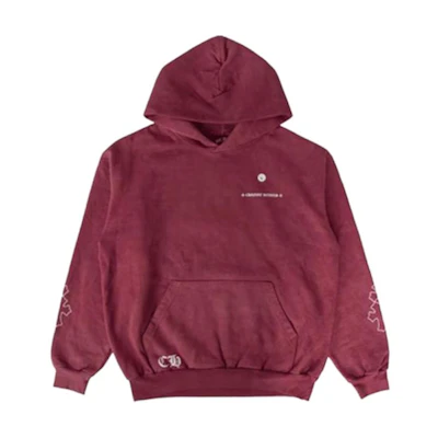 Chrome Hearts Drake Certified Lover Boy Cross Hoodie Red Unisex CH-20222159