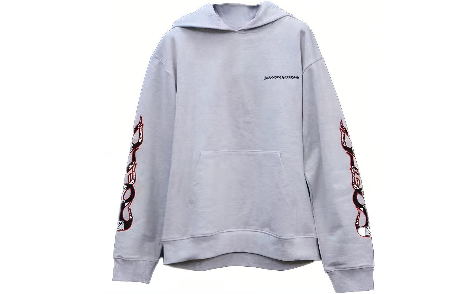 Chrome Hearts x Matty Boy Cartoon Hoodie Unisex Grey CH-475